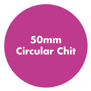 Made from board material, 50mm circular chits that are often used as currency or rewards.