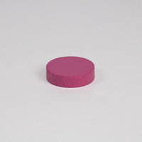 Wooden game counter, in pink