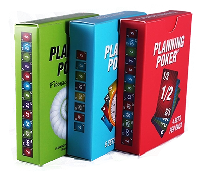 Various Planning Poker Cards