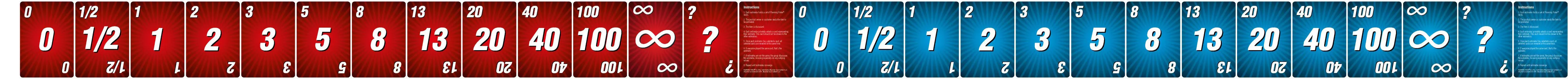 Planning Poker Faces Set 1