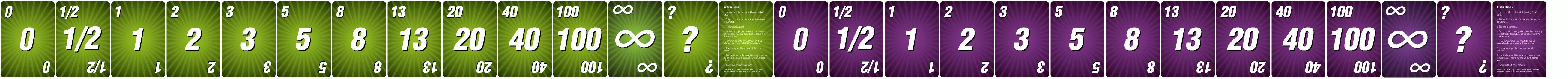 Planning Poker Faces Set 2