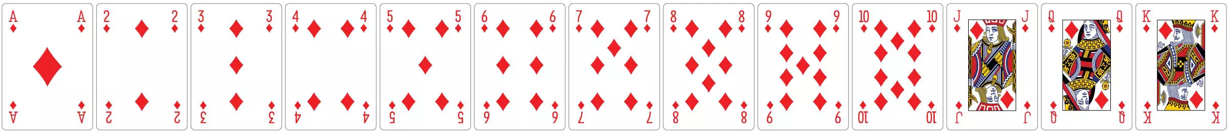 Poker Faces - Diamonds