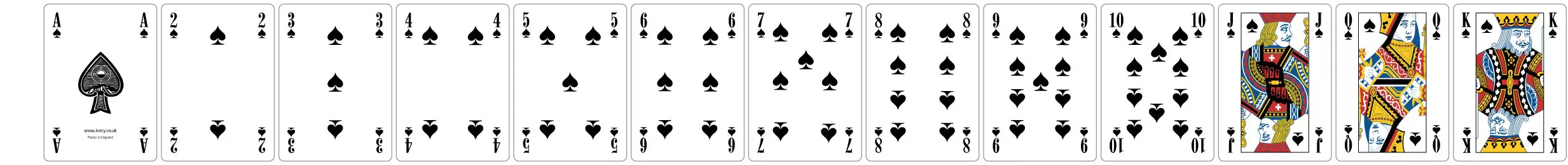 Poker Old Faces - Spades