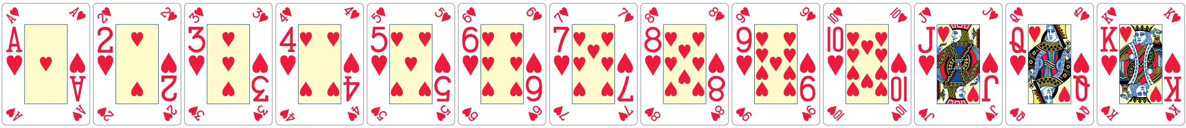 Poker Peek Faces - Hearts