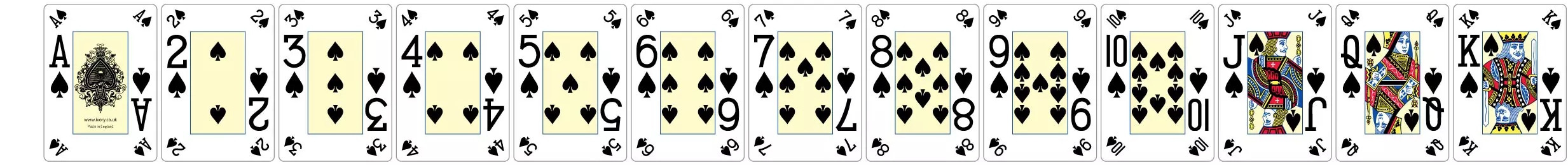 Poker Peek Faces - Spades