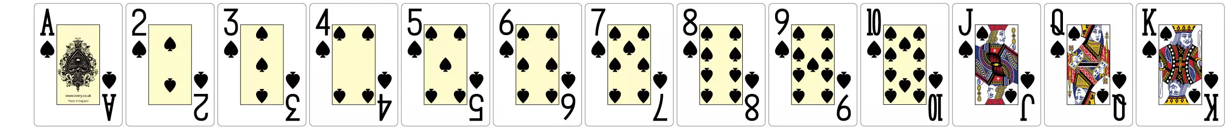 Poker Super Index Faces - Spades