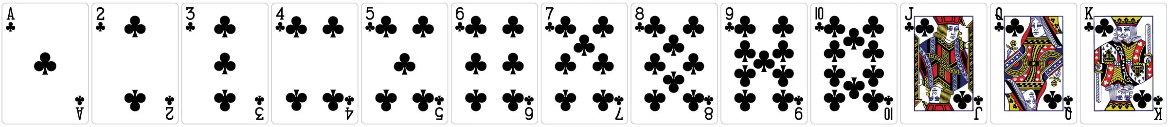 Clubs Cards