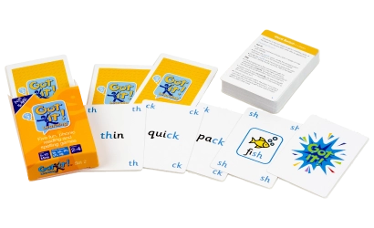 Poker playing cards fanned out with a gloss tuck box