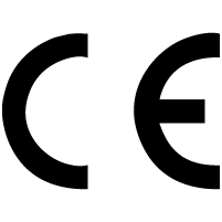 CE certification mark.